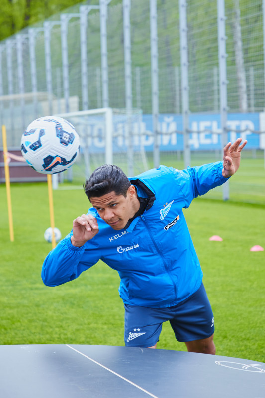 Открытая тренировка «Зенита» перед матчем с «Ахматом»