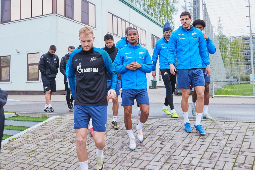 Открытая тренировка «Зенита» перед матчем с «Ахматом»