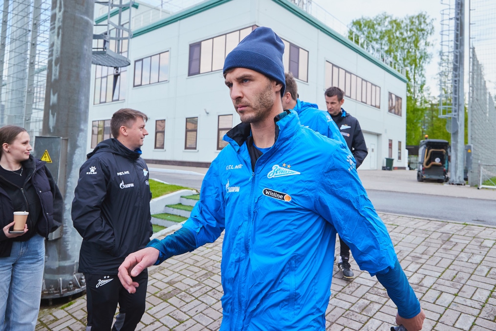 Открытая тренировка «Зенита» перед матчем с «Ахматом»