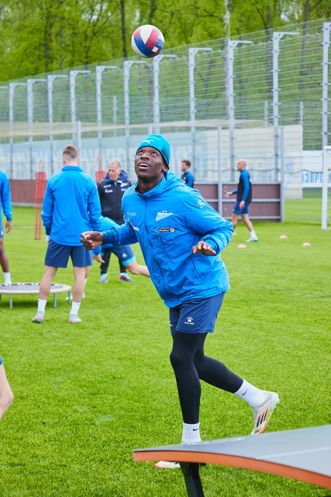 Открытая тренировка «Зенита» перед матчем с «Ахматом»