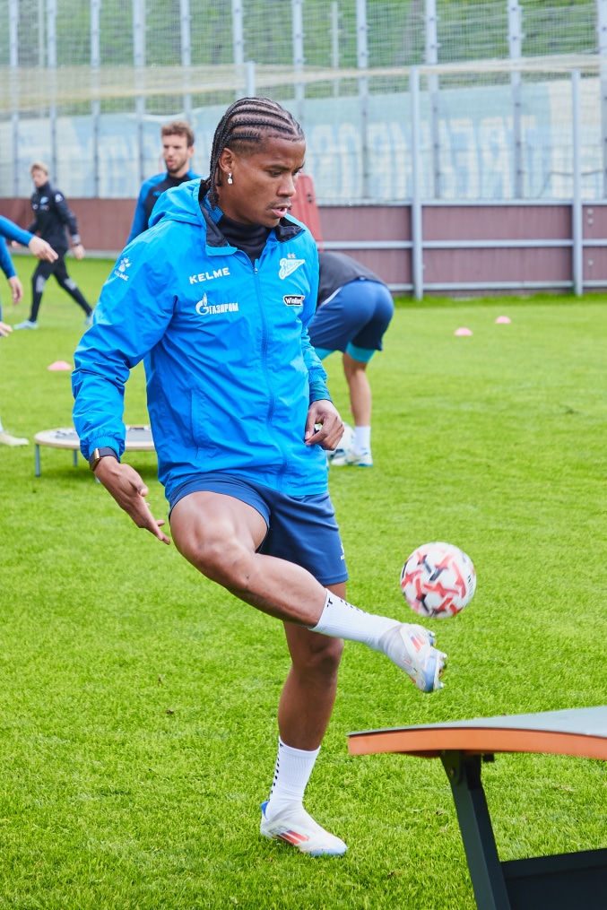 Открытая тренировка «Зенита» перед матчем с «Ахматом»