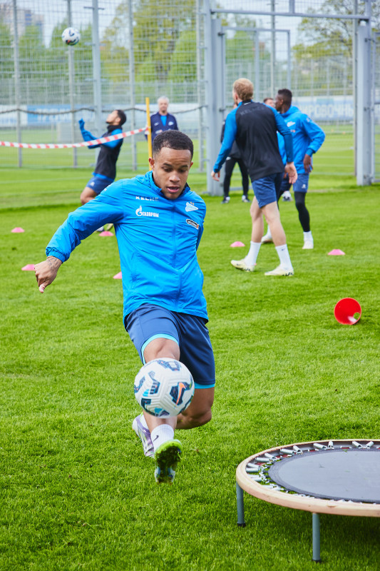 Открытая тренировка «Зенита» перед матчем с «Ахматом»