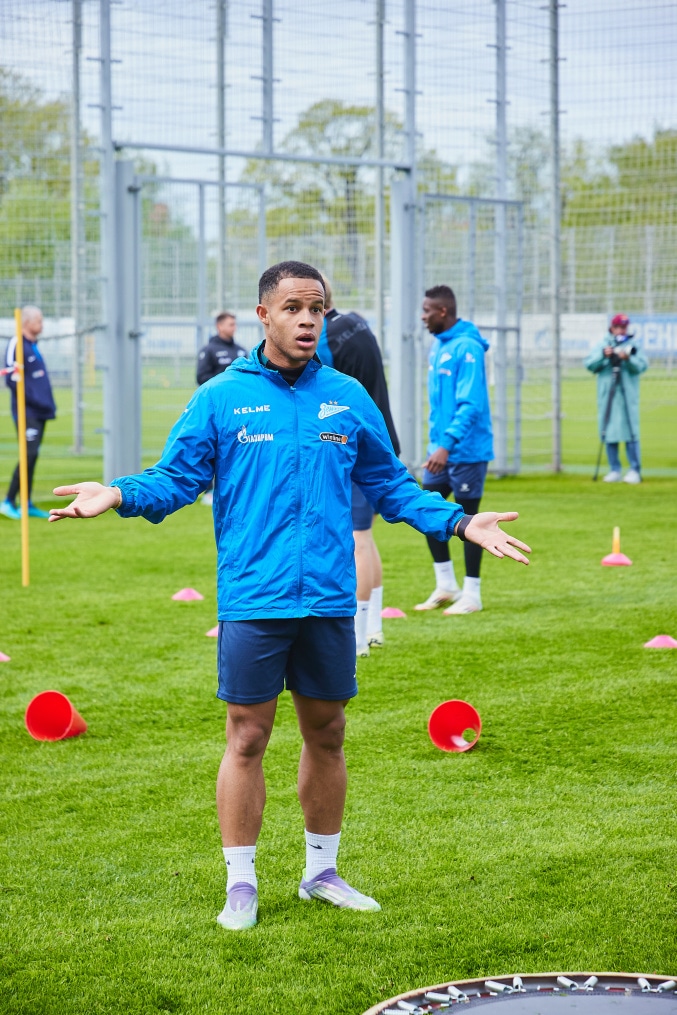 Открытая тренировка «Зенита» перед матчем с «Ахматом»