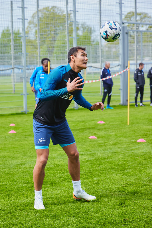 Открытая тренировка «Зенита» перед матчем с «Ахматом»