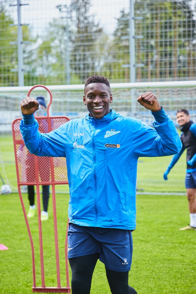 Открытая тренировка «Зенита» перед матчем с «Ахматом»