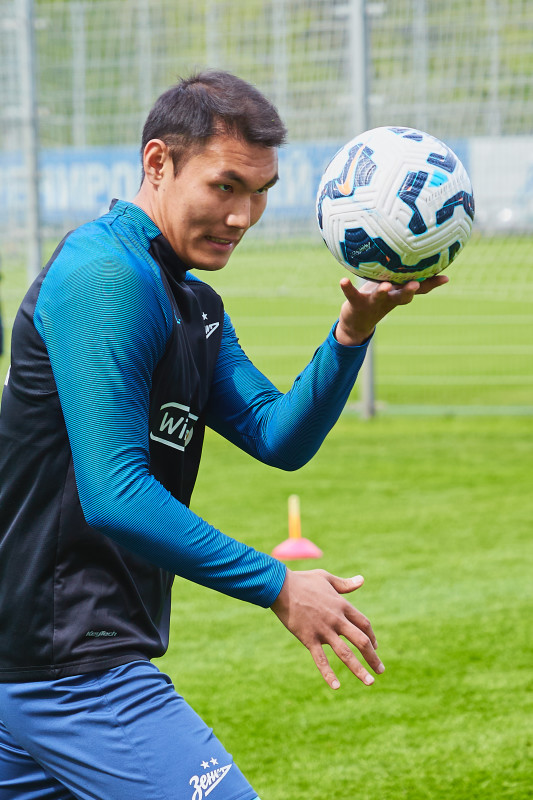 Открытая тренировка «Зенита» перед матчем с «Ахматом»