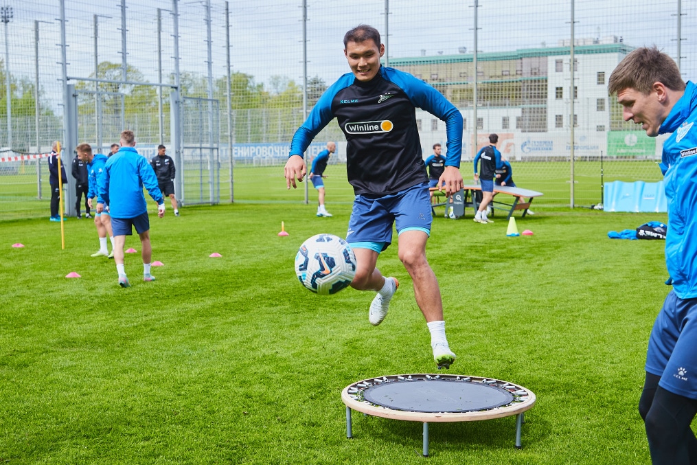 Открытая тренировка «Зенита» перед матчем с «Ахматом»
