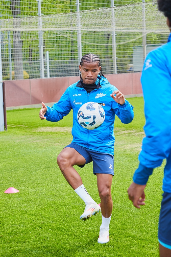 Открытая тренировка «Зенита» перед матчем с «Ахматом»