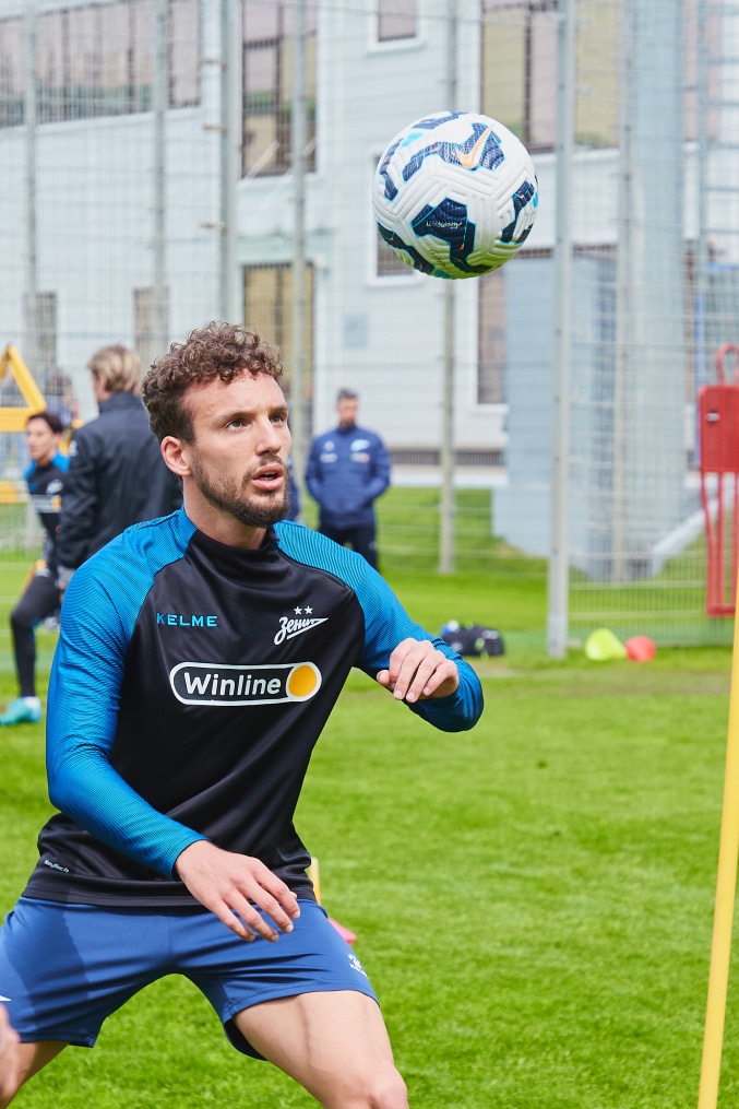 Открытая тренировка «Зенита» перед матчем с «Ахматом»