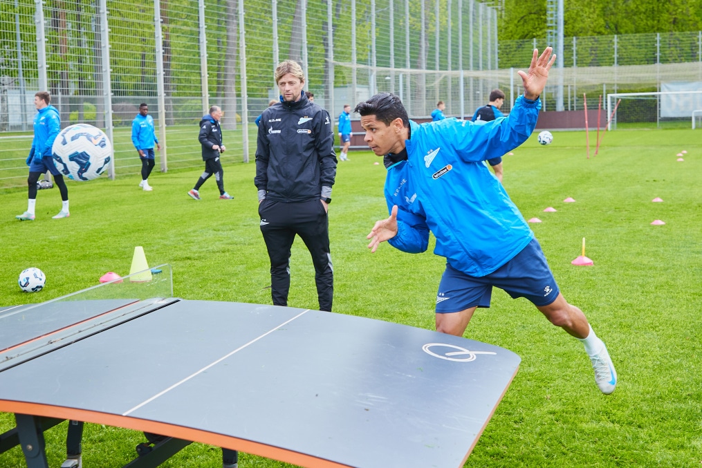 Открытая тренировка «Зенита» перед матчем с «Ахматом»