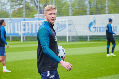 Открытая тренировка «Зенита» перед матчем с «Ахматом»