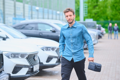 «Зенит. Стиль»: прибытие игроков на тренировку перед матчем с «Ахматом»