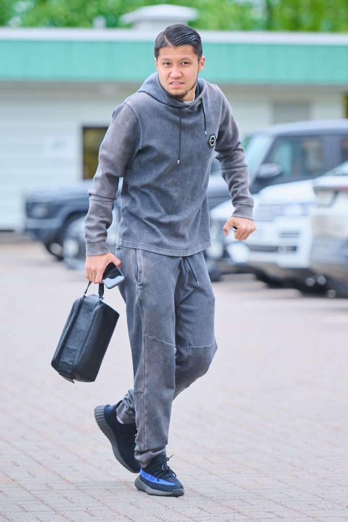 «Зенит. Стиль»: прибытие игроков на тренировку перед матчем с «Ахматом»