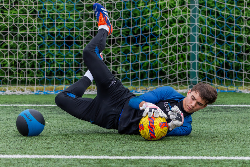 Тренировка юношеской команды «Зенит» U-17 перед матчем с «Локомотивом»