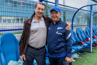 Тренировка юношеской команды «Зенит» U-17 перед матчем с «Локомотивом»