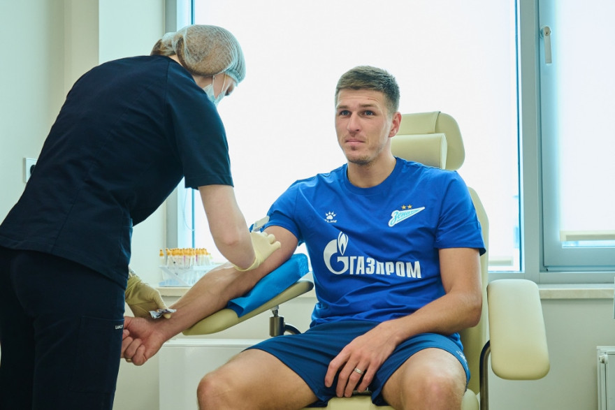 Первый день предсезонного медосмотра основного состава «Зенита»