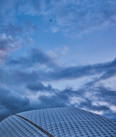 Вид стадиона «Фишт» перед матчем Суперсерии 2025