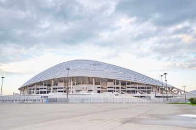 Вид стадиона «Фишт» перед матчем Суперсерии 2025