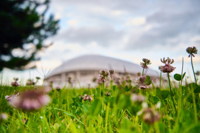 Вид стадиона «Фишт» перед матчем Суперсерии 2025