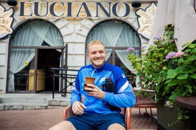 Утренняя прогулка команды по Розе Хутор