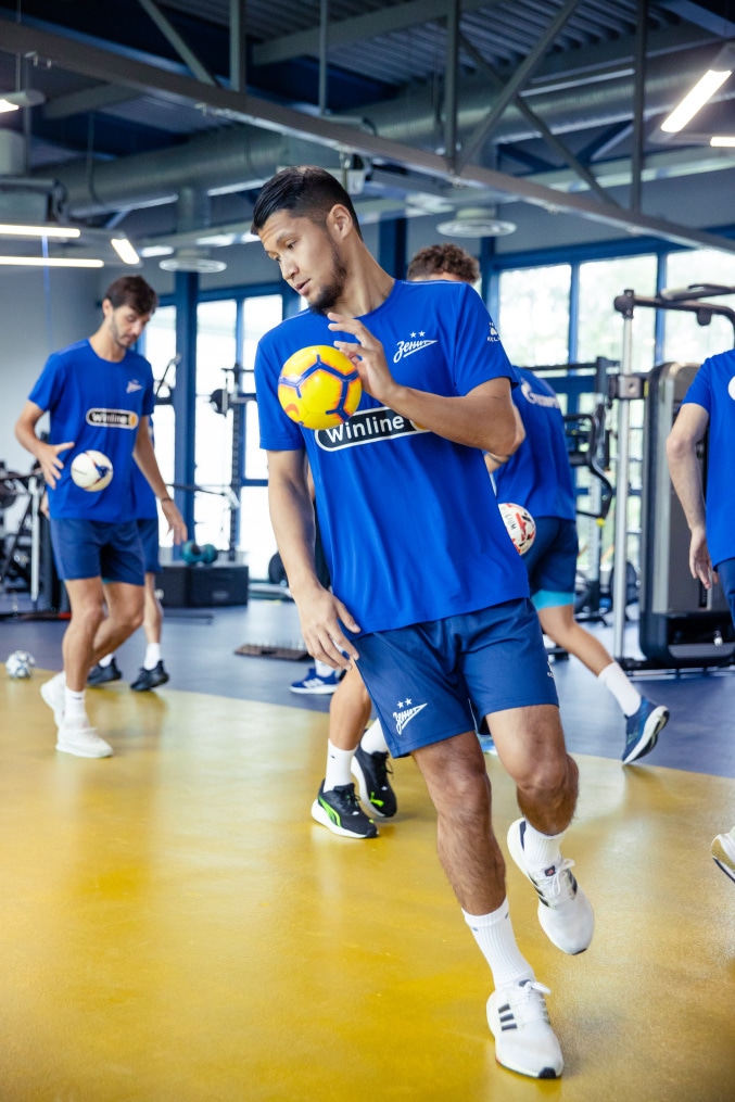 «Газпром» — тренировочные сборы 2025: 1 июля, утренняя тренировка