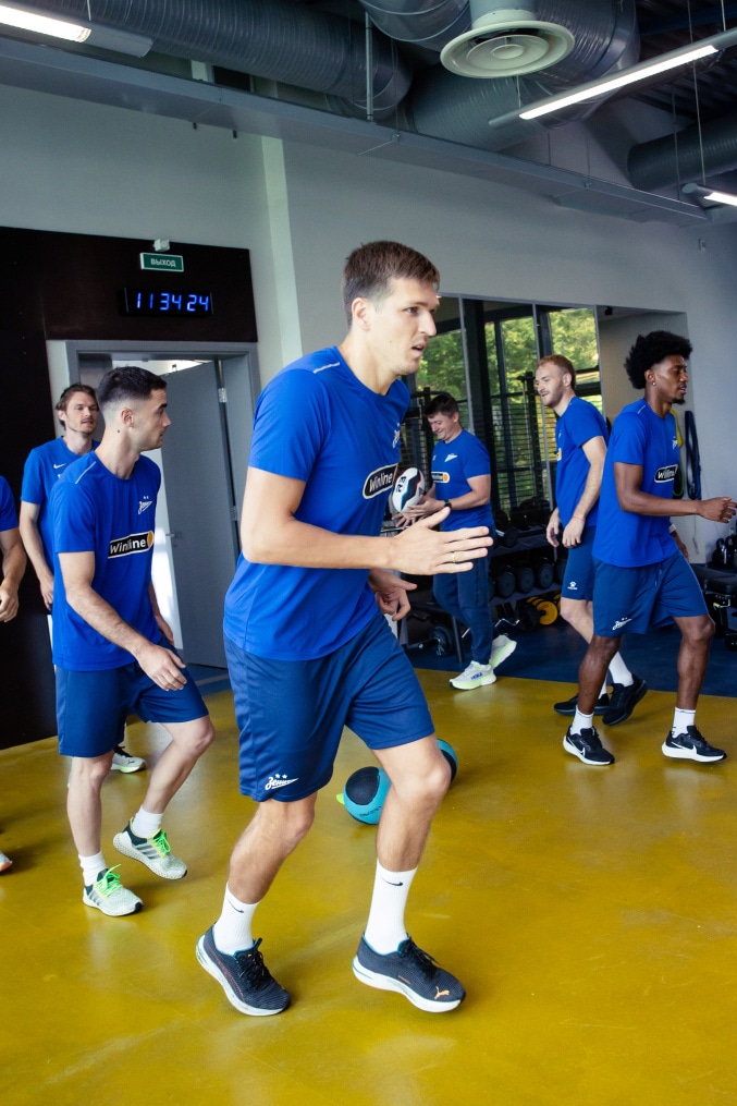 «Газпром» — тренировочные сборы 2025: 1 июля, утренняя тренировка