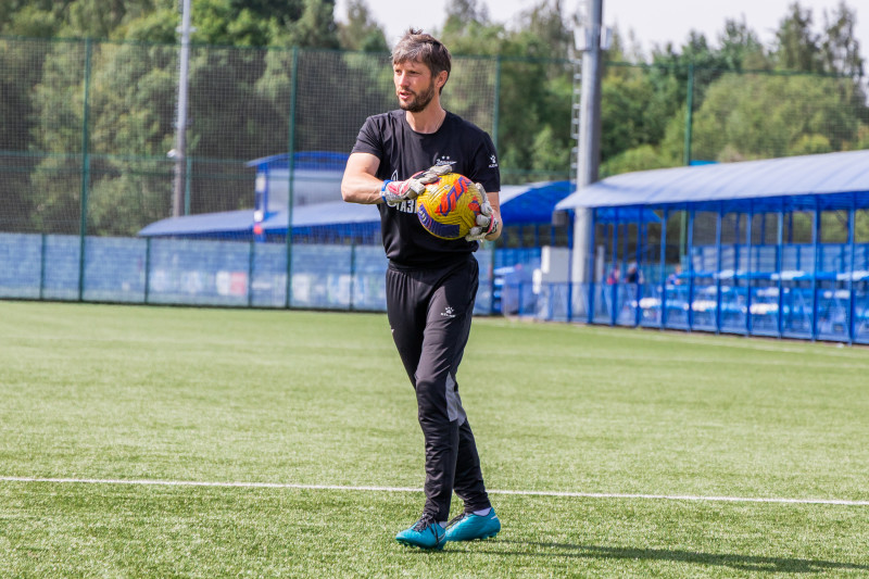 Тренировка юношеской команды «Зенит» U-17 перед матчем с «Чертаново»