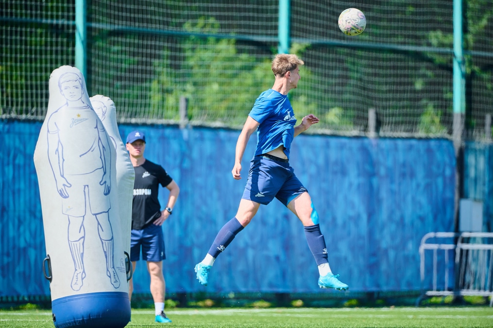 Тренировка «Зенита»-м перед матчем с «Рубином»-м