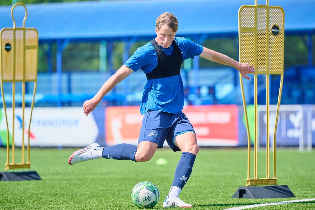 Тренировка «Зенита»-м перед матчем с «Рубином»-м