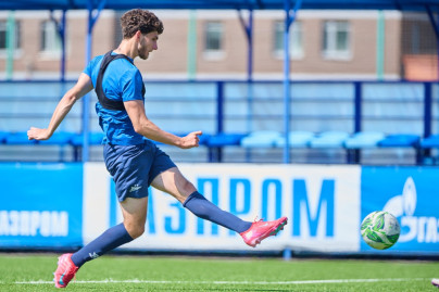 Тренировка «Зенита»-м перед матчем с «Рубином»-м