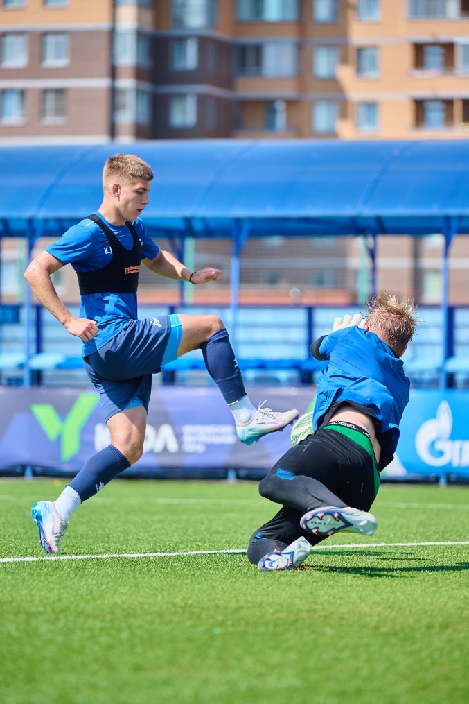 Тренировка «Зенита»-м перед матчем с «Рубином»-м