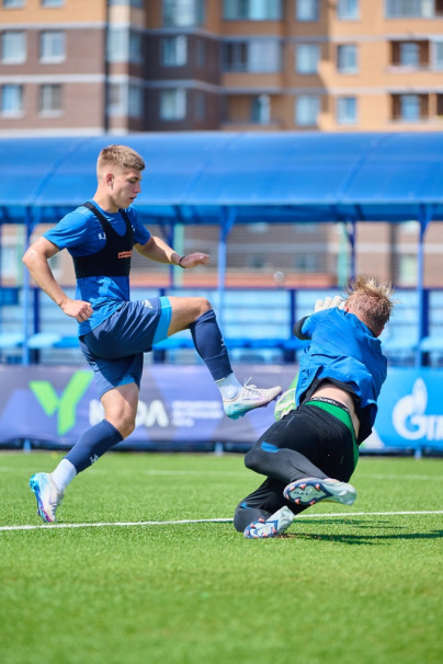 Тренировка «Зенита»-м перед матчем с «Рубином»-м