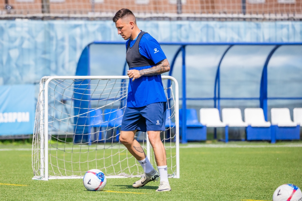 Тренировка «Зенита»-2 перед матчем с ФК «Тверь»