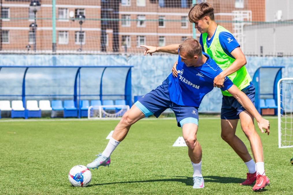 Тренировка «Зенита»-2 перед матчем с ФК «Тверь»