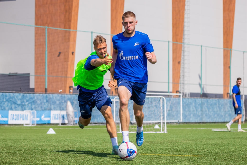 Тренировка «Зенита»-2 перед матчем с ФК «Тверь»