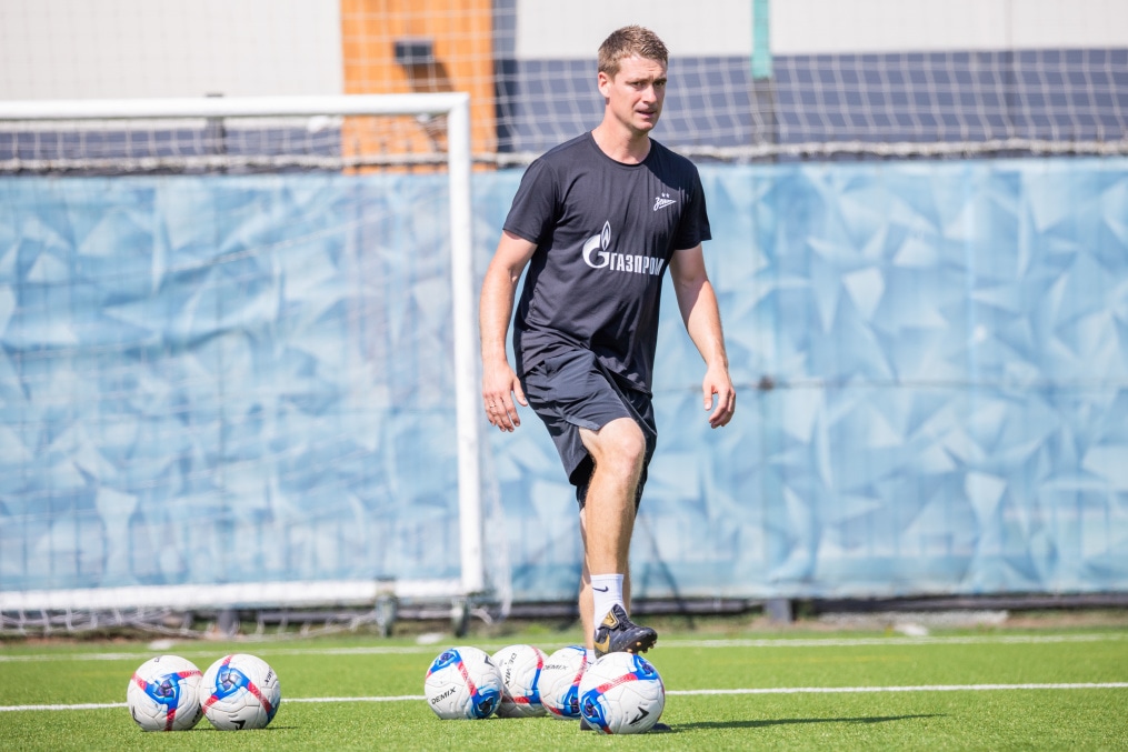 Тренировка «Зенита»-2 перед матчем с ФК «Тверь»