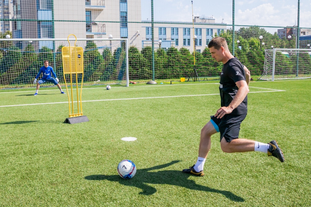 Тренировка «Зенита»-2 перед матчем с ФК «Тверь»