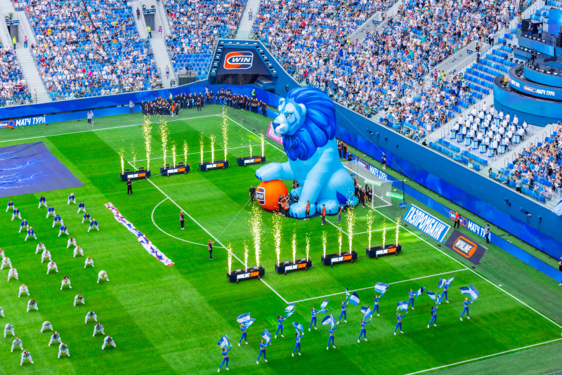 Winline шоу на матче  ФК «Зенит» — ФК  «Ростов»