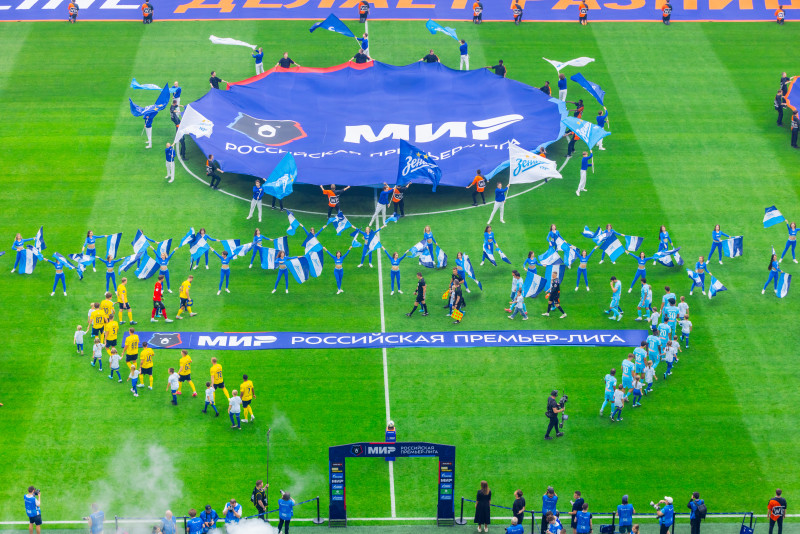 Winline шоу на матче  ФК «Зенит» — ФК  «Ростов»