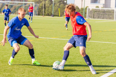 Тренировка «Зенита»-м перед матчем с ФК «Пари НН»-м