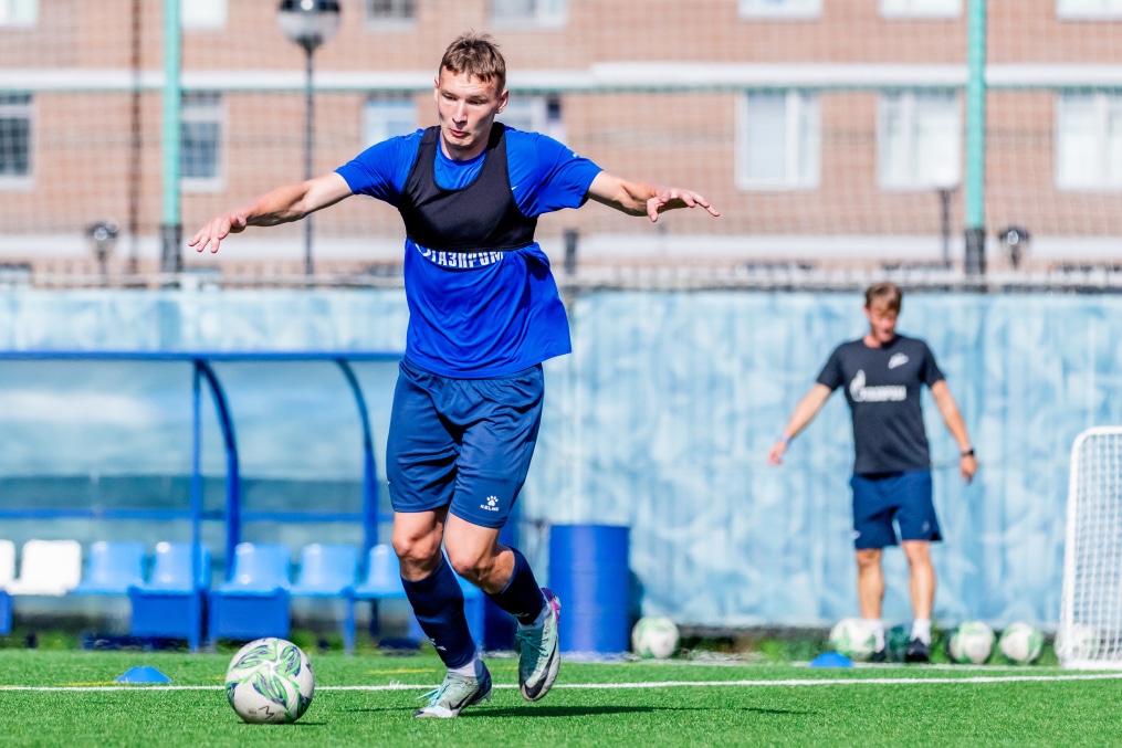 Тренировка «Зенита»-м перед матчем с ФК «Сочи»-м