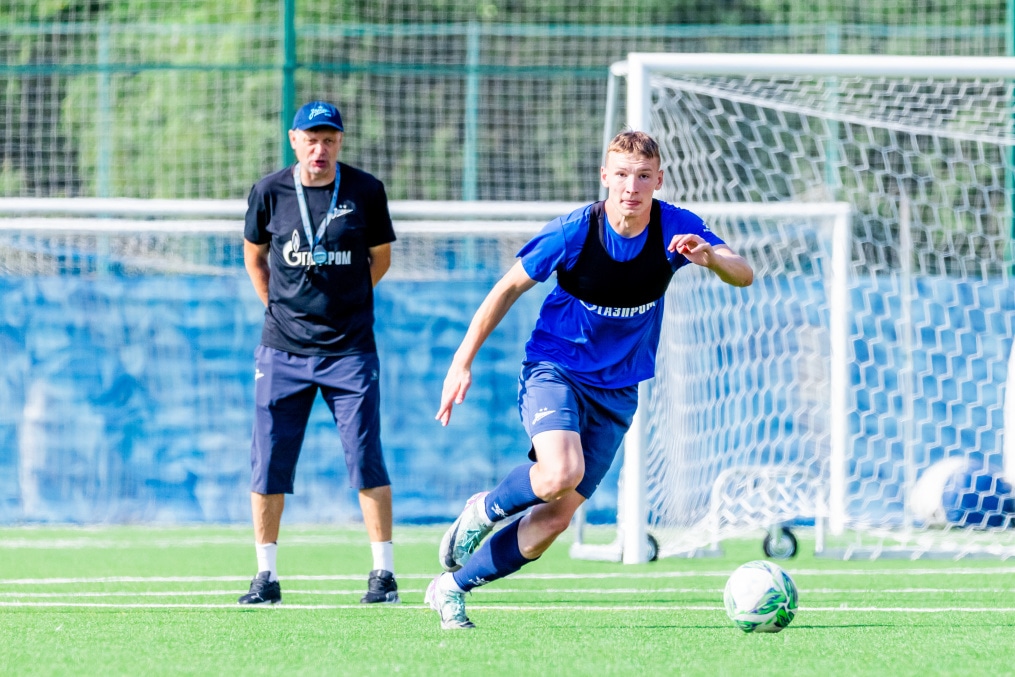 Тренировка «Зенита»-м перед матчем с ФК «Сочи»-м