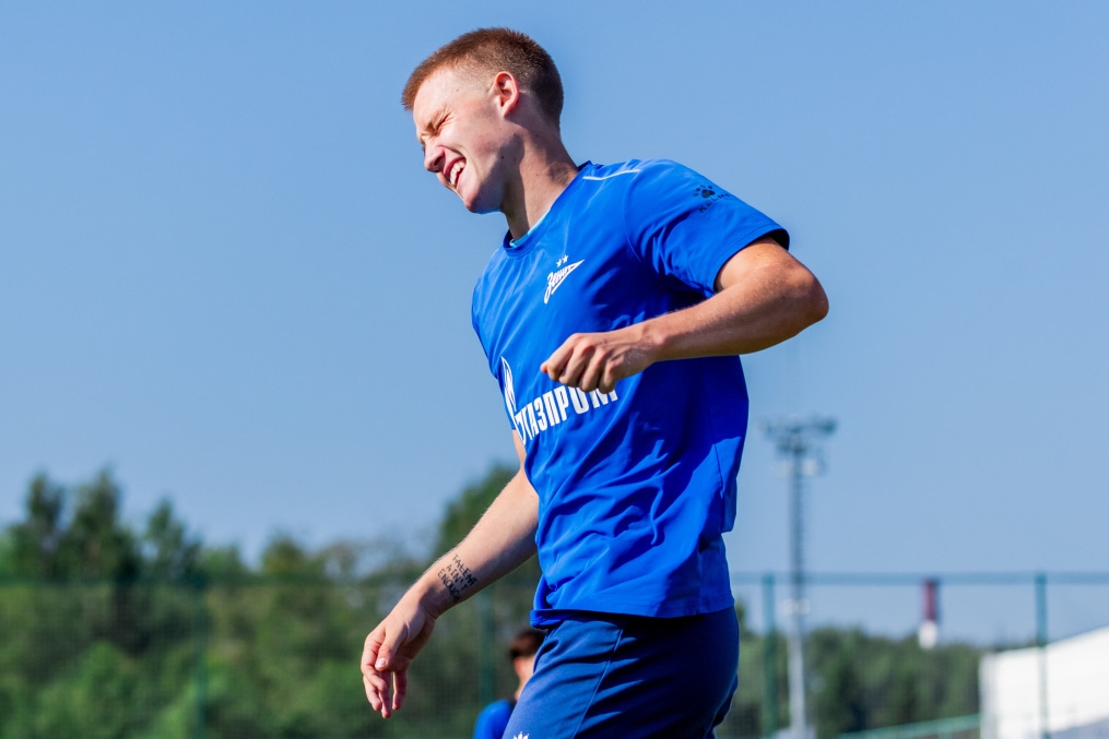 Тренировка «Зенита»-м перед матчем с ФК «Сочи»-м