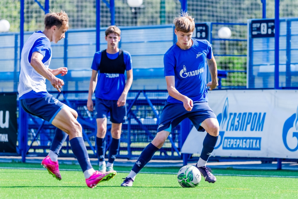 Тренировка «Зенита»-м перед матчем с ФК «Сочи»-м