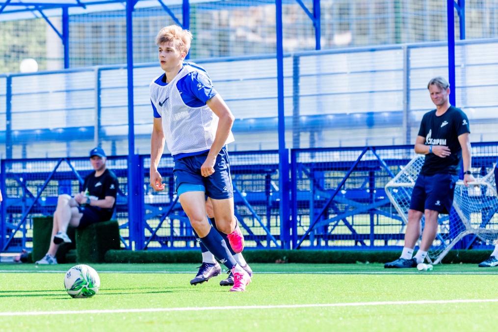 Тренировка «Зенита»-м перед матчем с ФК «Сочи»-м