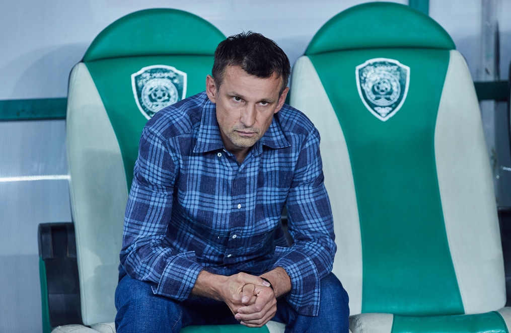 Сергей Семак на матче «Ахмат» — «Зенит»