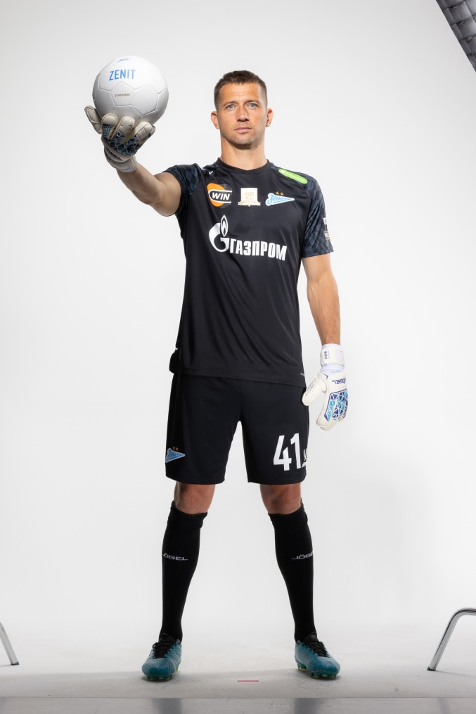 Вратарь ФК «Зенит» Михаил Кержаков
