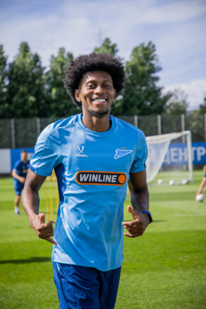 Тренировка «Зенита» перед матчем с «Ахматом»