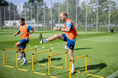 Тренировка «Зенита» перед матчем с «Ахматом»