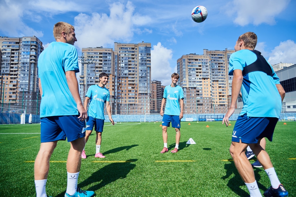 Тренировка «Зенита»-2 перед матчем с «Балтикой»-2